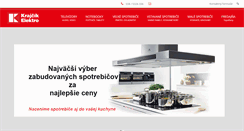 Desktop Screenshot of krajcikelektro.sk